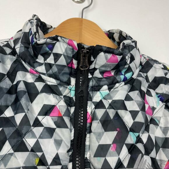 RBX | Snow Jacket Geometric Shapes Black White Snowboard Ski - Picture 8 of 10